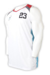 WTV179 Personalised Soccer Jerseys with Contrast V-neck White Sleeveless Football Teamwear with Team Logo, Name and Number 