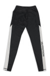 U365 Customized Women's Tight Black Sweatpants with Printed Logo 