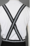IG-BD-CN-103 Elastic Adjustable Vest Cross Back Industrial Uniform Reflective Vest Hi Vis Harness