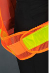 IG-BD-CN-096 LED Iights Adjustable Velcro Fluorescent Yellow Industrial Uniform  Reflective Vest 