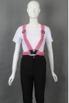 IG-BD-CN-091 Pink Elastic Elastic Adjustable Vest Fast Buckle Industrial Uniform Reflective Vest 