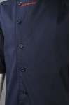 KI109 Customized Group Dark Blue Side Button Chef Uniform