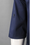 KI109 Customized Group Dark Blue Side Button Chef Uniform