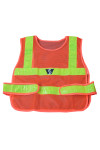 D331 Professional Customized Road Administration Site Worker Safety Reflective Vest Neon Safety Vest