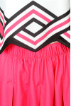 CH206 Custom Sleeveless Cheerleading Print LOGO Pleated Skirt 2 Piece Girl Cheerleader Outfit