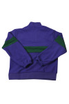 Z526 Manufacture Color Matching Polar Fleece Silver Zipper Half Chest Zipper Hoodies