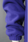 Z526 Manufacture Color Matching Polar Fleece Silver Zipper Half Chest Zipper Hoodies