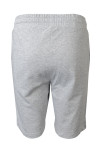 U370 Custom Gray Elastic Waist Drawstring Silkscreen Logo Sport Pants Athletic Shorts
