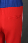 U374 Manufacturing Tapered Fit Trousers Contrasting Color Waistband Polar Fleece Embroidery Patch Silver Zipper Trousers Sport Pants