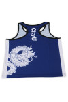 VT237 A Large Number of Customized Men's Black-Edged Round Neck Dragon Boats Tank Top