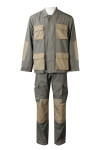 D345 Online Order Color Matching Suit Multi-Pocket Long Sleeves Industrial Uniform
