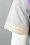 R339 Manufactured Short Sleeves With Zipper Design and Contrasting Gold Webbing Contrasting Collar Embroidery Shirts