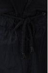 U377 Manufacture Dark Blue Drawstring Yoga Wide Waist With Elastic Full Length Sport Pants