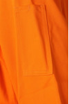 D327 Manufacturing Workers Jumpsuit Uniform With Elastic Waist Orange Industrial Uniform Arc Flash Coveralls