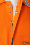 D327 Manufacturing Workers Jumpsuit Uniform With Elastic Waist Orange Industrial Uniform Arc Flash Coveralls