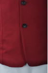 HL005 Personalized Work Hotel Uniform Contrast Sleeve Dri Fit Shirt in Maroon and Black