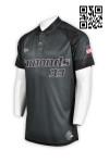 DS041 Bulk Produce Black Darts Shirt Quick-Dry Sports Team Jersey with Customised Logos 