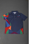 DS054 Customize Darts Polo Shirts Dark Blue Jersey with Dye-Sublimation Printing 
