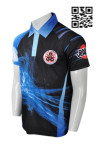 DS060 Design Your Own Darts T-shirts Cosmic Black and Blue Dart Jersey