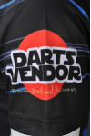 DS060 Design Your Own Darts T-shirts Cosmic Black and Blue Dart Jersey