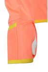 W180 Customized Ladies' Sportswear Orange Running Jacket with Reflective Zip