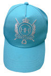 HA326  Customized sky blue baseball cap design embroidered logo baseball cap