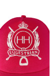 HA327  Make red baseball cap design embroidered logo baseball cap