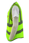 D358  Exclusive custom fluorescent green industrial vest