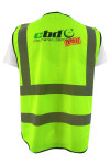 D358  Exclusive custom fluorescent green industrial vest