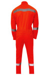 SKWK105 Customized Orange One Piece Long Sleeve Enterprise Collar Men's Clothing  Industrial Uniform