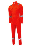 SKWK105 Customized Orange One Piece Long Sleeve Enterprise Collar Men's Clothing  Industrial Uniform