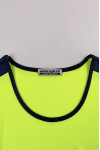 SKTAFC006   Design Men's Fluorescent Green Colorblock Singlet 