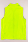 SKV043 Personal design women's fluorescent yellow zipper  Vest Jacket 