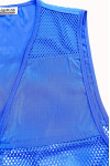 SKV051 Personal Design Breathable Mesh Zipper Dark Blue Vest Jacket