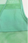 SKV058 Personal Design Breathable Mesh Zipper Dark Green Vest Jacket 