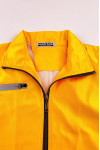 SKV060 Customized Solid Yellow Reflective Strip  Vest Jacket 