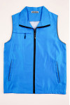 SKV062 Design Zipper Royal Blue  Vest Jacket