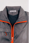 SKV065 Supply Black Contrast Color Red Vest Jacket