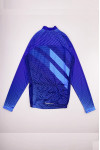 SKCSCP007 Design Men's Blue Long Sleeve  Cycling Jersey