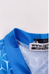 SKCSCP017 Customized Light Blue Contrast Dark Blue Long Sleeves Cycling Jersey