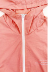 SKJ068 Customized Orange and Grey Women's Long Sleeves Windbreaker Jacket