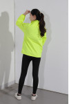 BD-MO-030 Order a personality fluorescent trench coat model to try on a custom light zip jacket windbreaker jacket center
