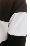 P1355 Custom made long sleeve spliced black and white Polo design collars
