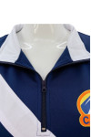 P1349 Design white lapel zipper Polo shirt