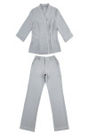 SKU056 Order Women's Mid-Sleeve V-Neck Suit Nursing Uniform