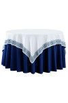 SKTBC051 Customized hotel banquet tablecloth Personally designed European-style anti-wrinkle jacquard high-end hotel club table cover 120CM, 140CM, 150CM, 160CM, 180CM, 200CM, 220CM