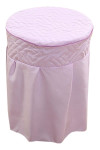 SKSC020 Mass Customized Beauty Salon Chair Cover Personal Design Nail Art Swivel Chair Stool Cover Chair Cover Supplier 