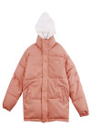 SKVM015  Bulk custom quilted fake two-piece jacket design elastic cuffs warm hooded jacket quilted jacket supplier