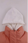 SKVM015  Bulk custom quilted fake two-piece jacket design elastic cuffs warm hooded jacket quilted jacket supplier