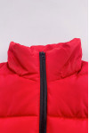 SKVM014 Bulk custom quilted vest jacket Personal design red zipper pocket quilted jacket Vest jacket supplier